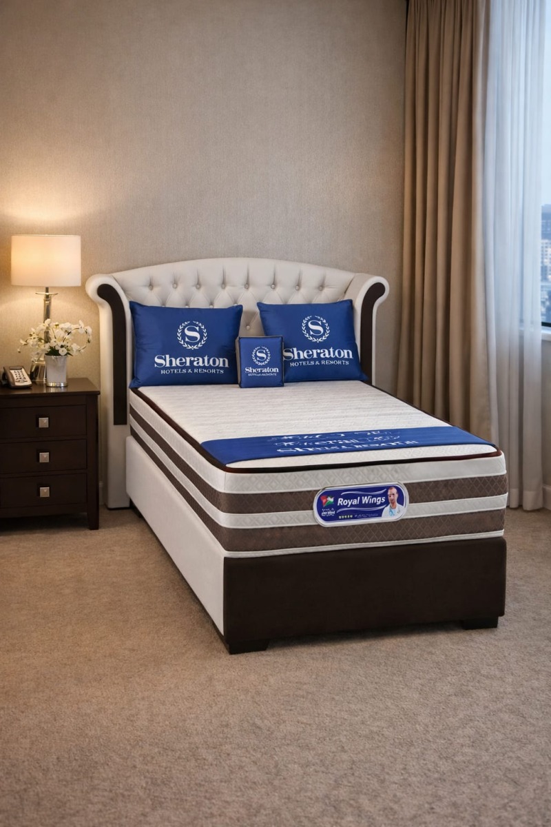 فرشة الاجنحة الملكية  دبل ماكس(مفرد ونص 120*190 ,110*200)